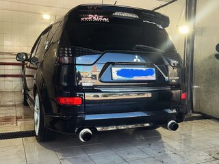 2007 Mitsubishi Outlander II, чёрный, 1720000 рублей, вид 4