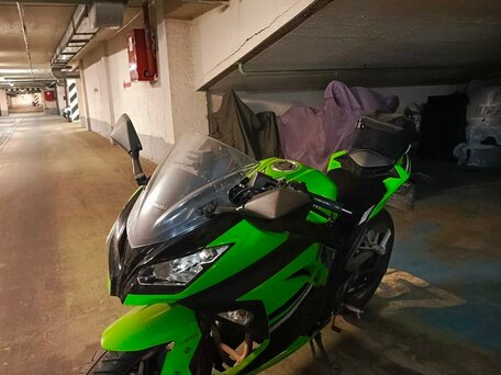 2014 Kawasaki Ninja 300, зелёный, 400000 рублей, вид 2