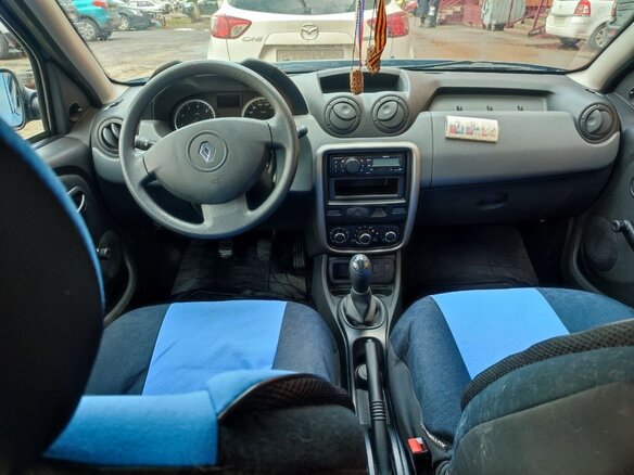 2014 Renault Duster I, синий, 1200000 рублей - вид 5