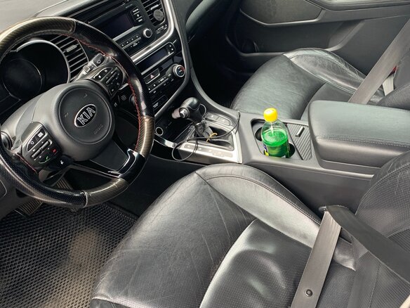 2014 Kia Optima III Рестайлинг, серебристый, 1000000 рублей - вид 4