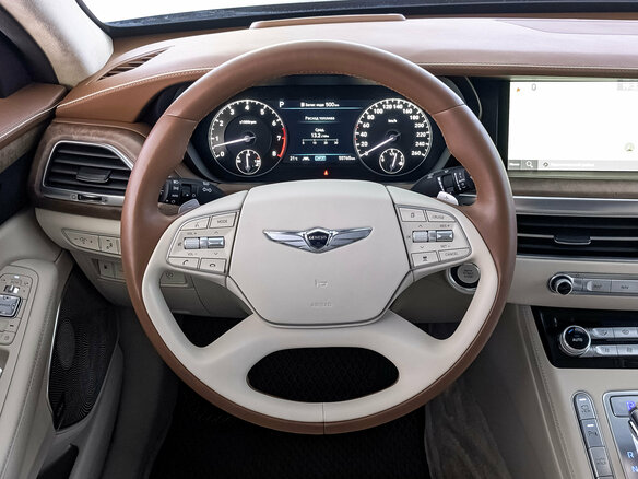 2022 Genesis G90 Limousine I Рестайлинг, чёрный, 5120000 рублей - вид 20