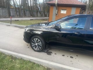 2020 Lada (ВАЗ) Vesta I, чёрный, 1150000 рублей, вид 3
