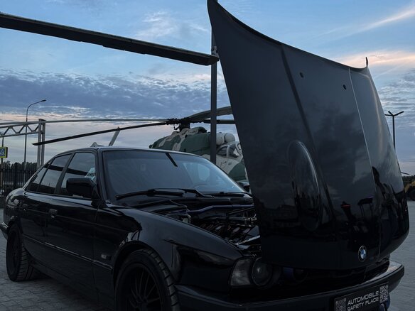 1992 BMW 5 серии 525i III (E34), чёрный, 1700000 рублей - вид 4