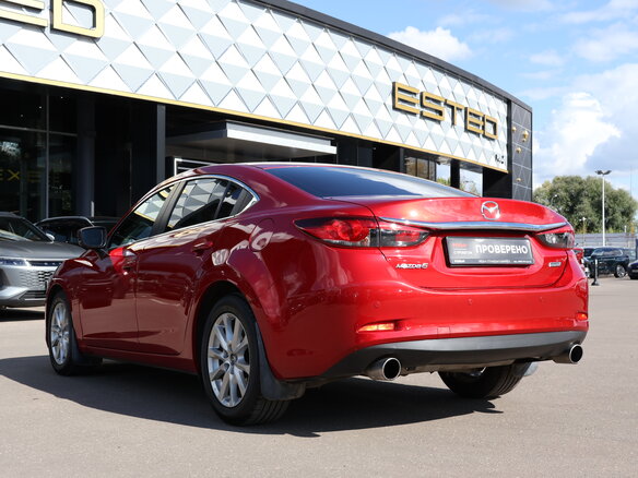 2016 Mazda 6 III (GJ) Рестайлинг, красный, 1645000 рублей - вид 6