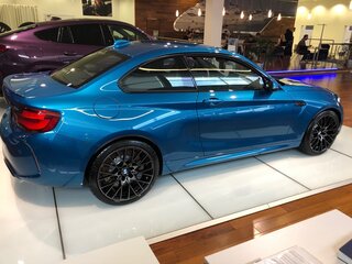 2021 BMW M2 Competition F87 Рестайлинг, синий, 7700000 рублей, вид 3
