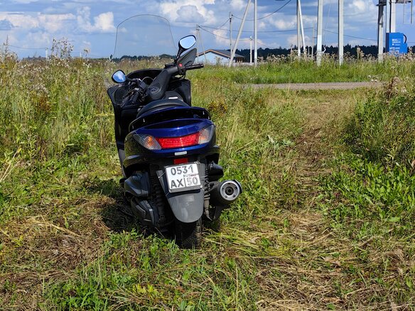 2004 Yamaha Majesty 400, синий, 240000 рублей - вид 18