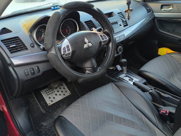 2008 Mitsubishi Lancer X, красный, 1050000 рублей - вид 7