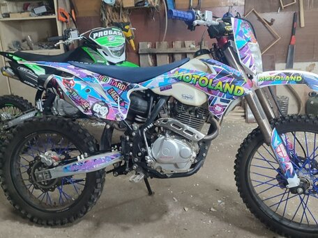 2022 Motoland CRF250, синий, 115000 рублей, вид 1