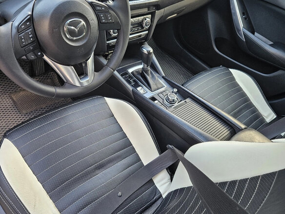 2015 Mazda 6 III (GJ) Рестайлинг, белый, 1700000 рублей - вид 6