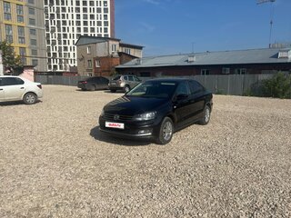2018 Volkswagen Polo V Рестайлинг, чёрный, 1390000 рублей, вид 1