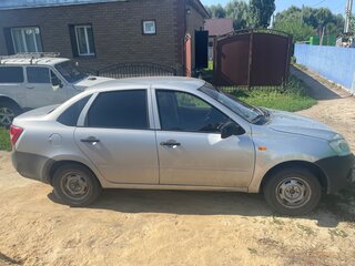 2013 Lada (ВАЗ) Granta I, серебристый, 285000 рублей, вид 2