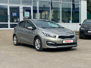 2016 Kia Ceed II Рестайлинг, серебристый, 1239000 рублей, вид 1