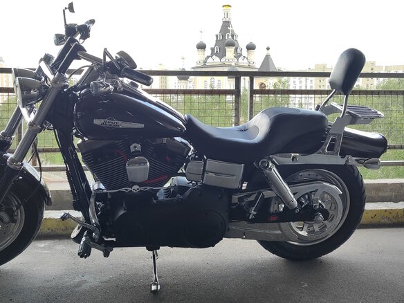 2012 Harley-Davidson Fat Bob, чёрный, 900000 рублей - вид 13