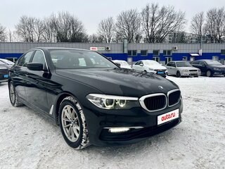 2017 BMW 5 серии 520d xDrive VII (G30/G31/G38), чёрный, 2249000 рублей, вид 3