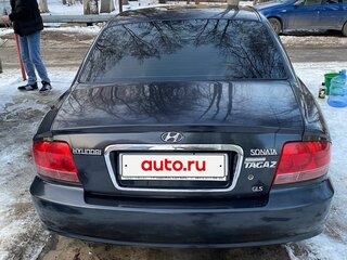 2009 Hyundai Sonata ТагАЗ IV (EF) Рестайлинг, чёрный, 580000 рублей, вид 2