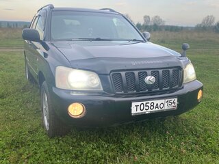 2001 Toyota Kluger I (XU20), чёрный, 1300000 рублей, вид 2