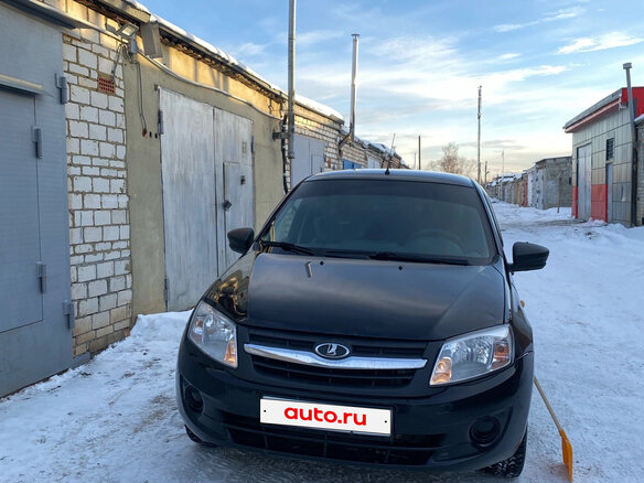 2017 Lada (ВАЗ) Granta I, чёрный, 600000 рублей