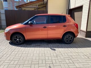 2009 Skoda Fabia II, оранжевый, 350000 рублей, вид 4
