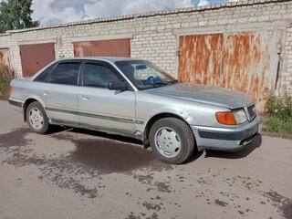 1991 Audi 100 IV (C4), серебристый, 100000 рублей, вид 3