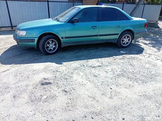 1993 Audi 100 IV (C4), голубой, 230000 рублей, вид 4