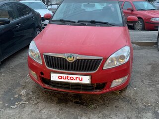 2012 Skoda Fabia II Рестайлинг, красный, 505000 рублей, вид 2