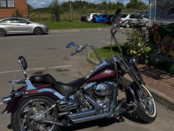 2006 Harley-Davidson Fat Boy, фиолетовый, 1150000 рублей