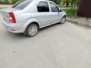 2012 Renault Logan I Рестайлинг, серый, 255000 рублей, вид 4