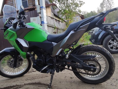 2017 Kawasaki Versys-X 300, зелёный, 510000 рублей, вид 4