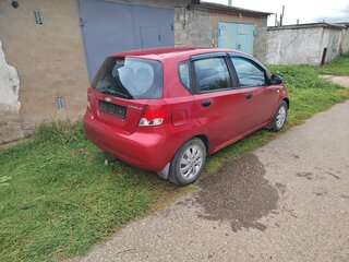 2007 Chevrolet Aveo I, красный, 129999 рублей, вид 4