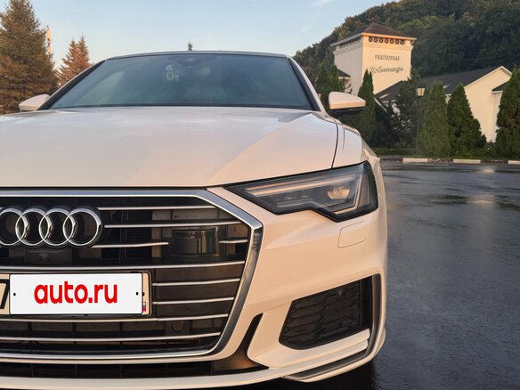 2020 Audi A6 45 TFSI V (C8), белый, 4100000 рублей - вид 8