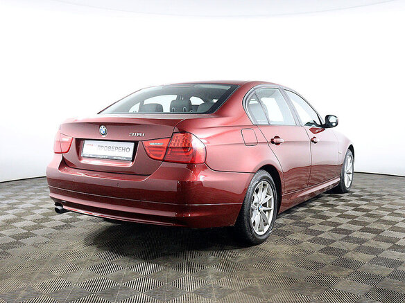 2011 BMW 3 серии 318i V (E90/E91/E92/E93) Рестайлинг, красный - вид 4