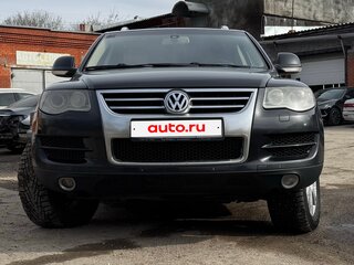 2008 Volkswagen Touareg I Рестайлинг, чёрный, 1248000 рублей, вид 1