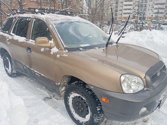 2003 Hyundai Santa Fe I, коричневый, 465000 рублей - вид 1