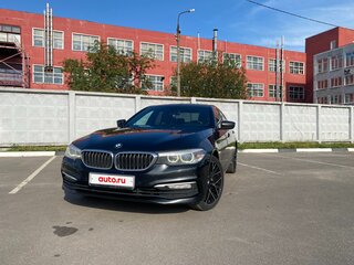 2017 BMW 5 серии 520i VII (G30/G31/G38), чёрный, 2600000 рублей, вид 3