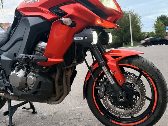 2014 Kawasaki Versys 1000, оранжевый, 700000 рублей - вид 12