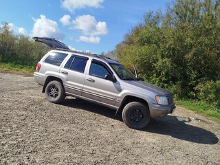 1999 Jeep Grand Cherokee II (WJ), серый, 1100000 рублей, вид 2