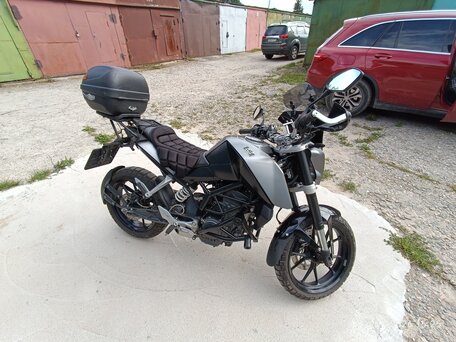2012 KTM 200 Duke, серебристый, 200000 рублей, вид 3