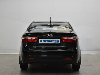 2014 Kia Rio 4-speed III, чёрный, 895000 рублей, вид 3