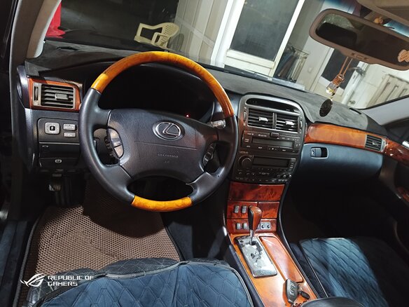 2003 Lexus LS 430 III Рестайлинг, чёрный, 1300000 рублей - вид 22