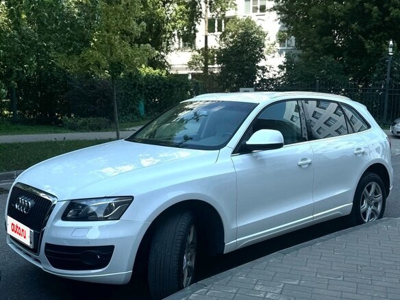 2009 Audi Q5 I (8R), белый, 1200000 рублей