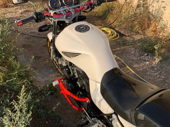 2003 Honda CB 400 Super Four, белый, 305000 рублей - вид 13