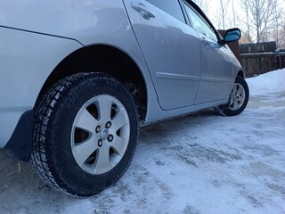 2003 Toyota Corolla Fielder IX (E120, E130), серый, 690000 рублей, вид 3