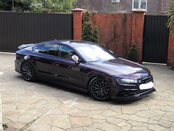 2016 Audi S7 I (4G) Рестайлинг, фиолетовый - вид 8