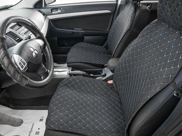 2007 Mitsubishi Lancer X, синий - вид 9