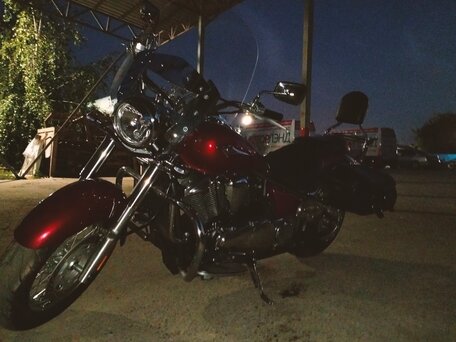 2011 Kawasaki VN900 Vulcan, красный, 450000 рублей, вид 3