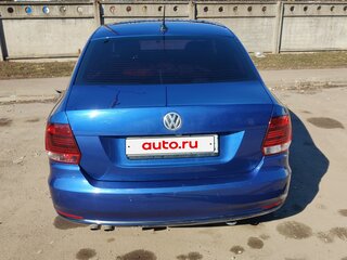 2018 Volkswagen Polo V Рестайлинг, синий, 1200000 рублей, вид 3