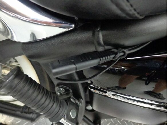 2013 Kawasaki VN900 Vulcan, чёрный, 1150000 рублей - вид 4