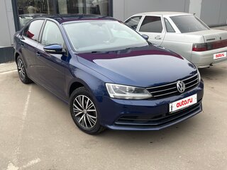 2016 Volkswagen Jetta VI Рестайлинг, синий, 1400000 рублей, вид 1