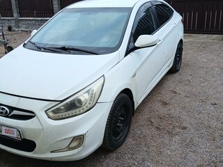 2014 Hyundai Solaris I, белый, 500000 рублей, вид 1