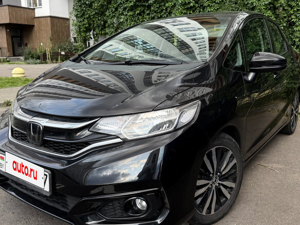 2019 Honda Fit III Рестайлинг, чёрный